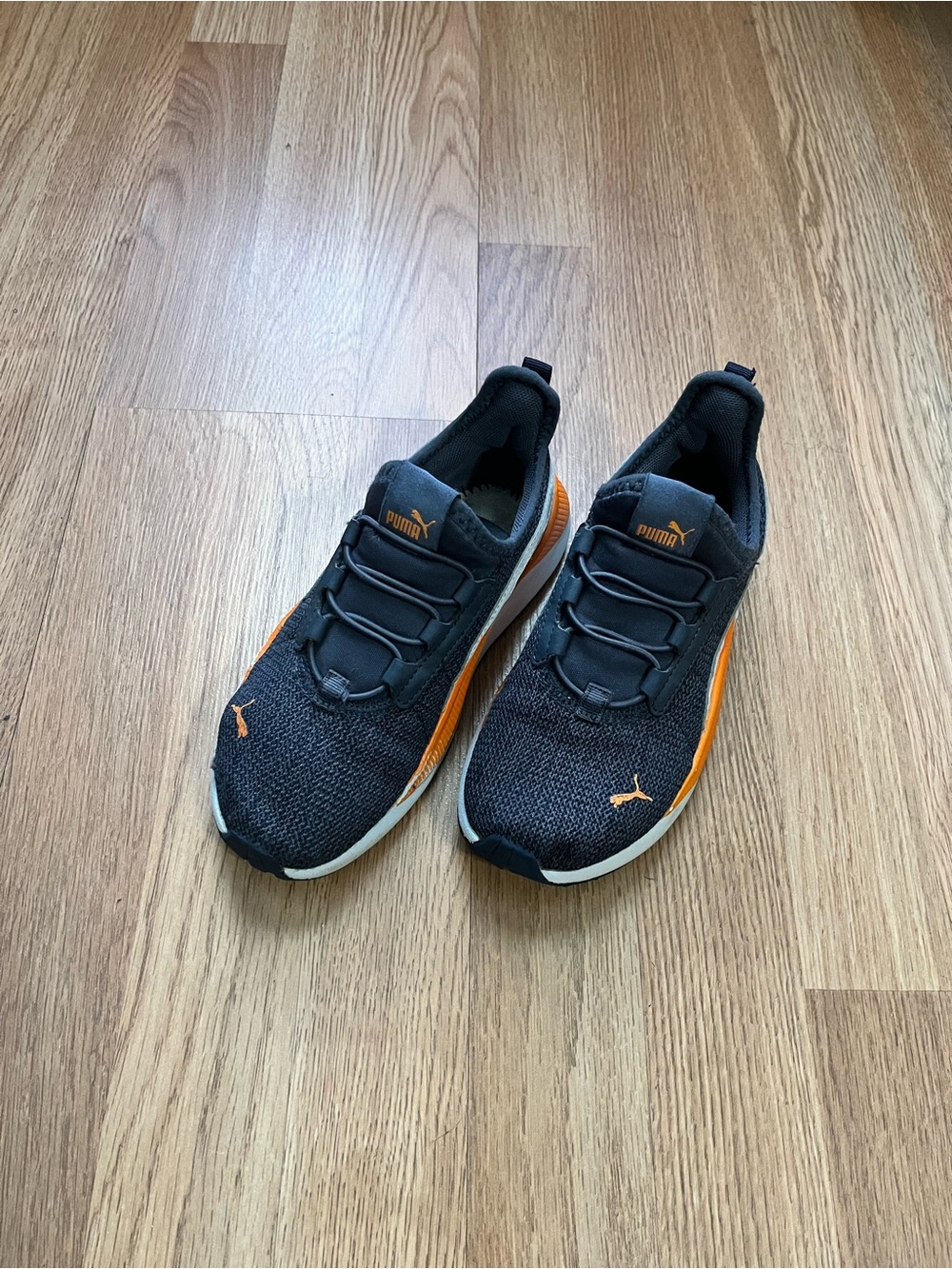 Blue and Orange Kids Pumas